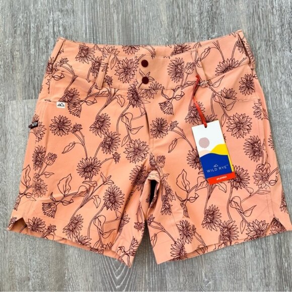 New! WILD RYE ‘Freda 7” Bike Short’ Mtb Shorts Size 6 - Picture 1 of 4